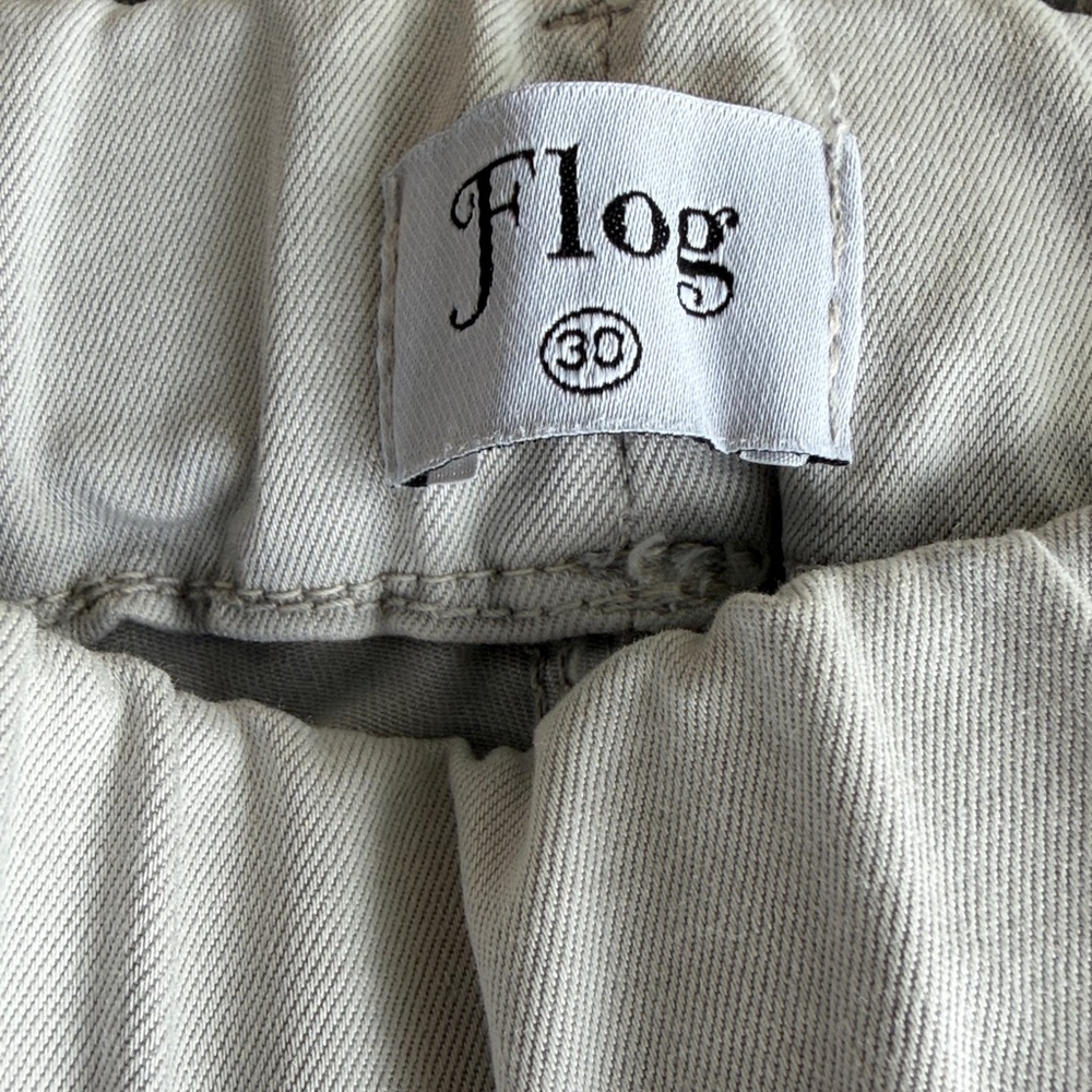 Bevy Flog Amanda pull on jeans in Light Grey - Picture 4 of 5